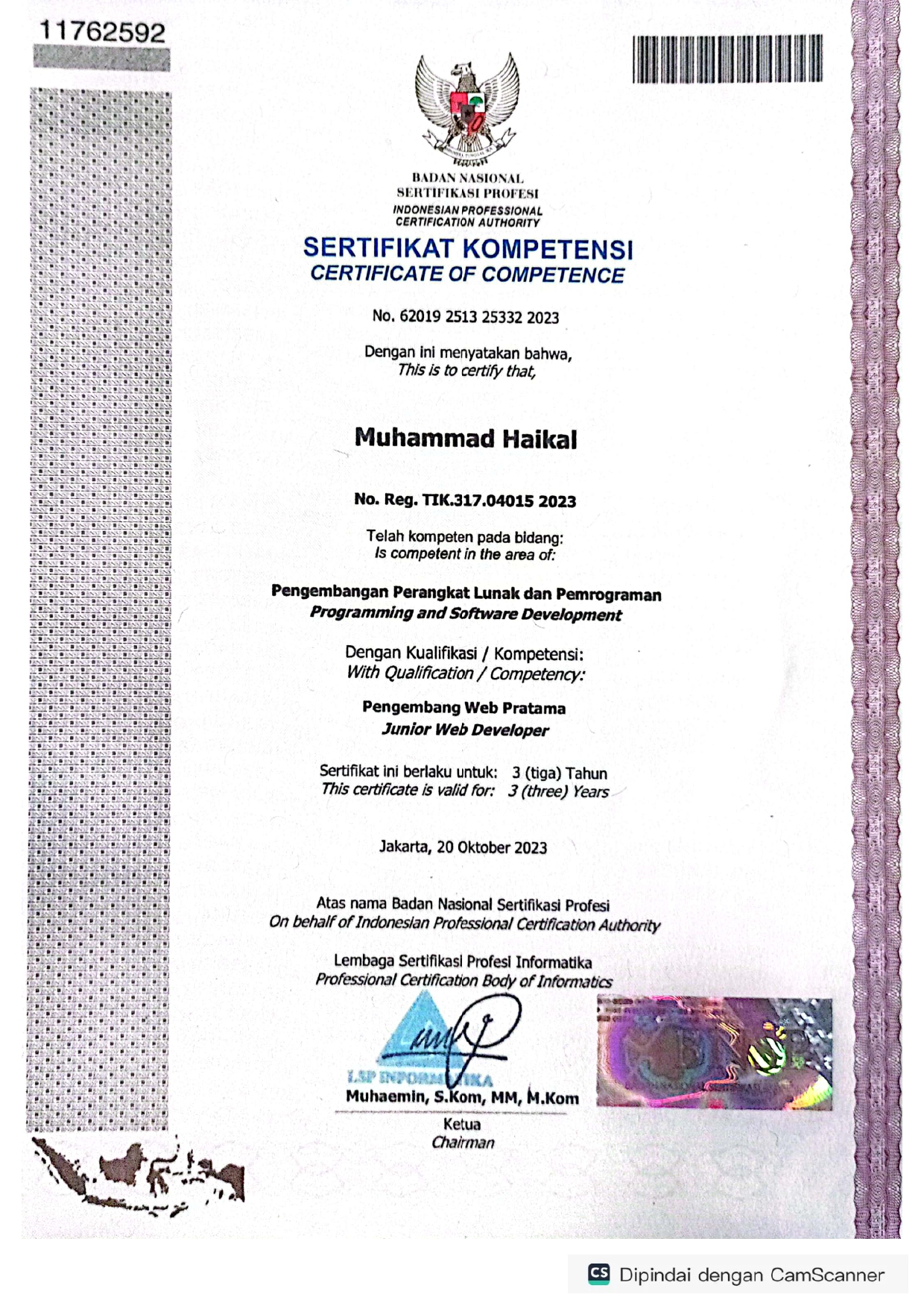 Junior Web Developer 